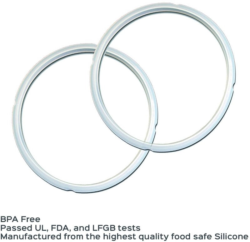InstantPot®8QTClearSealingRing,2-Pack