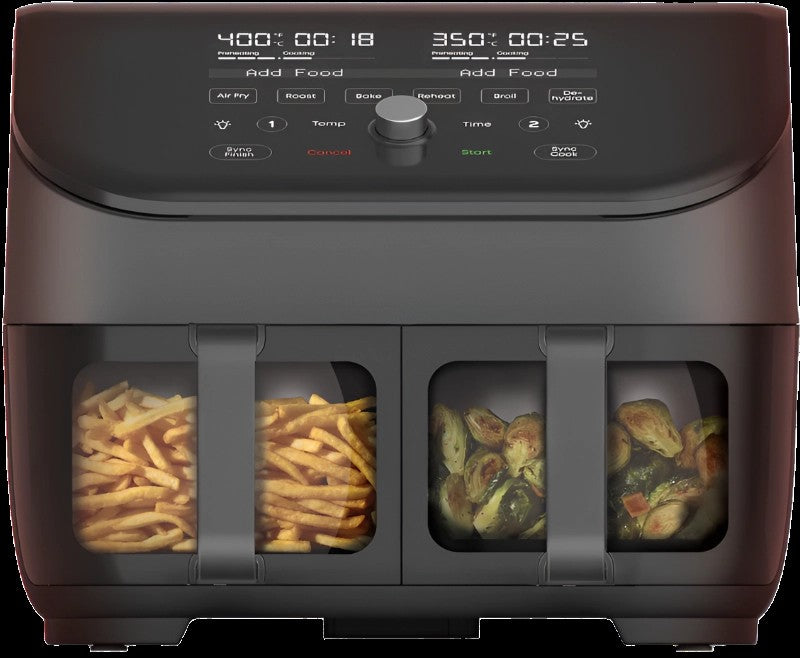 InstantPot®Vortex®PlusDualBlack8QTAirFryerwithClearCook